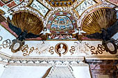 Mantova, Palazzo Te - Camera delle Aquile. La parete Nord.